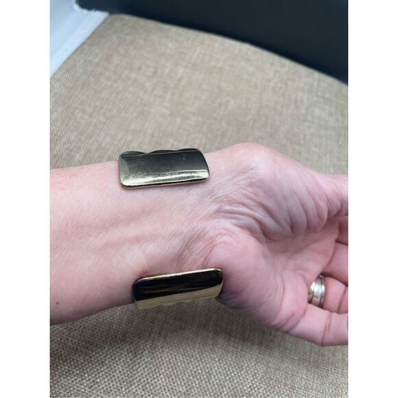 BCBG Generation Gold Tone Cuff Bracelet - Picture 3 of 9